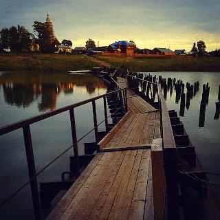  Глухая часть Костромки. Kostroma river