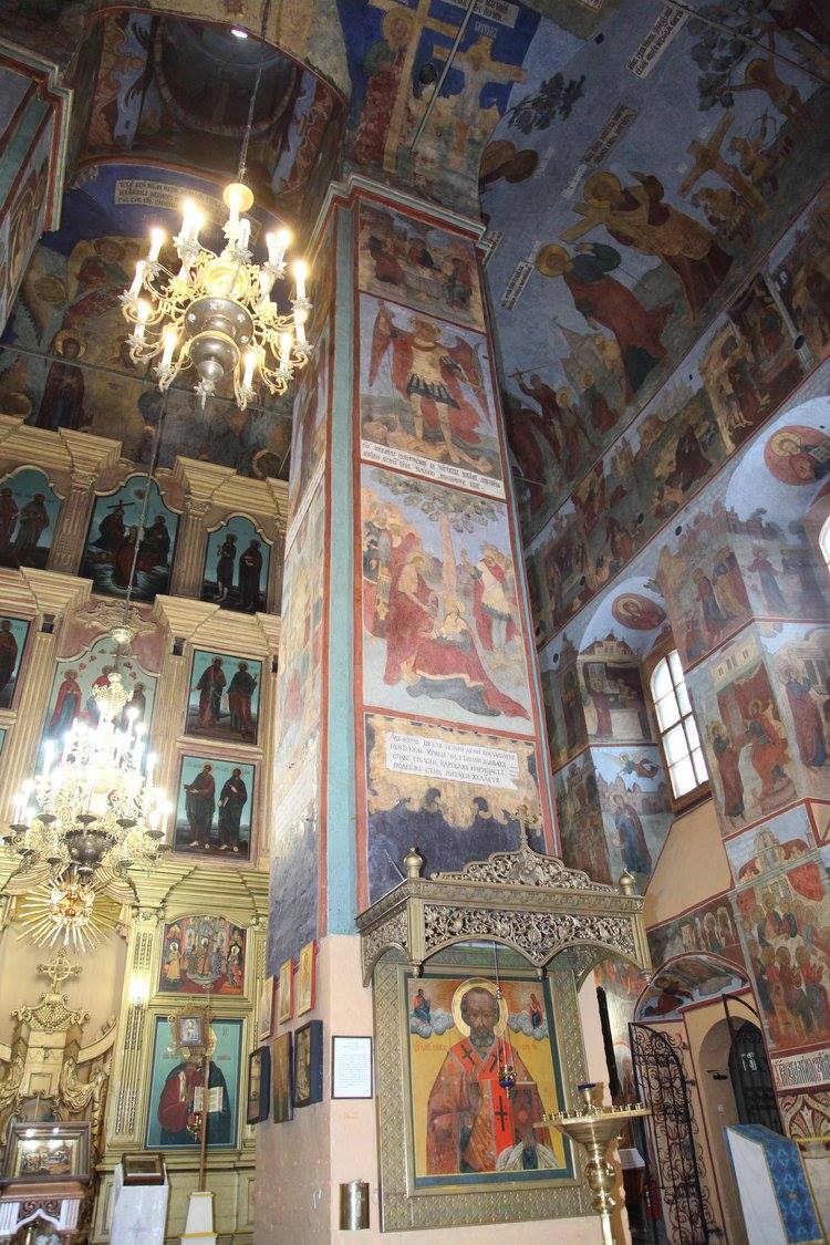 Росписи галерей церкви Иоанна Богослова