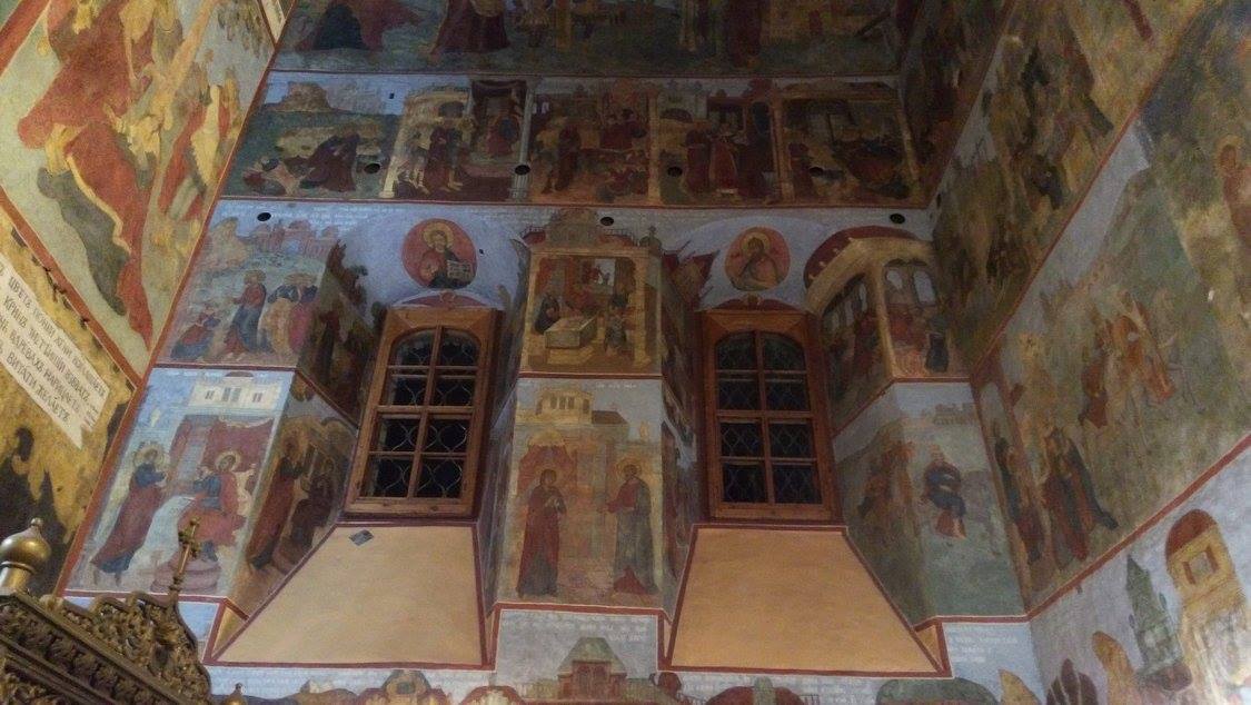 Росписи галерей церкви Иоанна Богослова