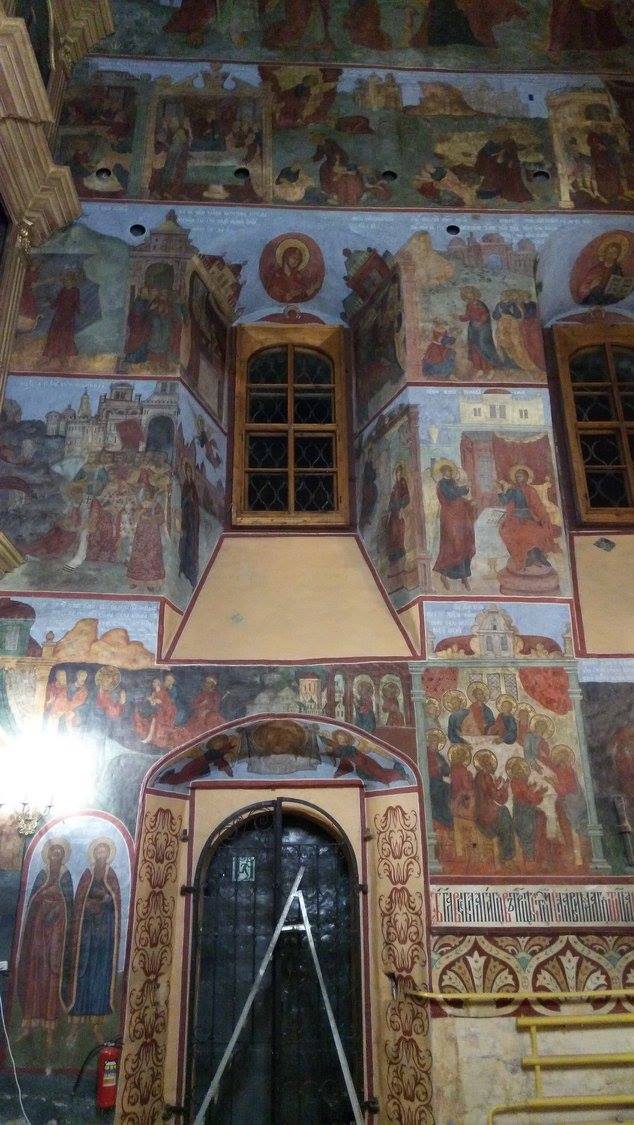 Росписи галерей церкви Иоанна Богослова