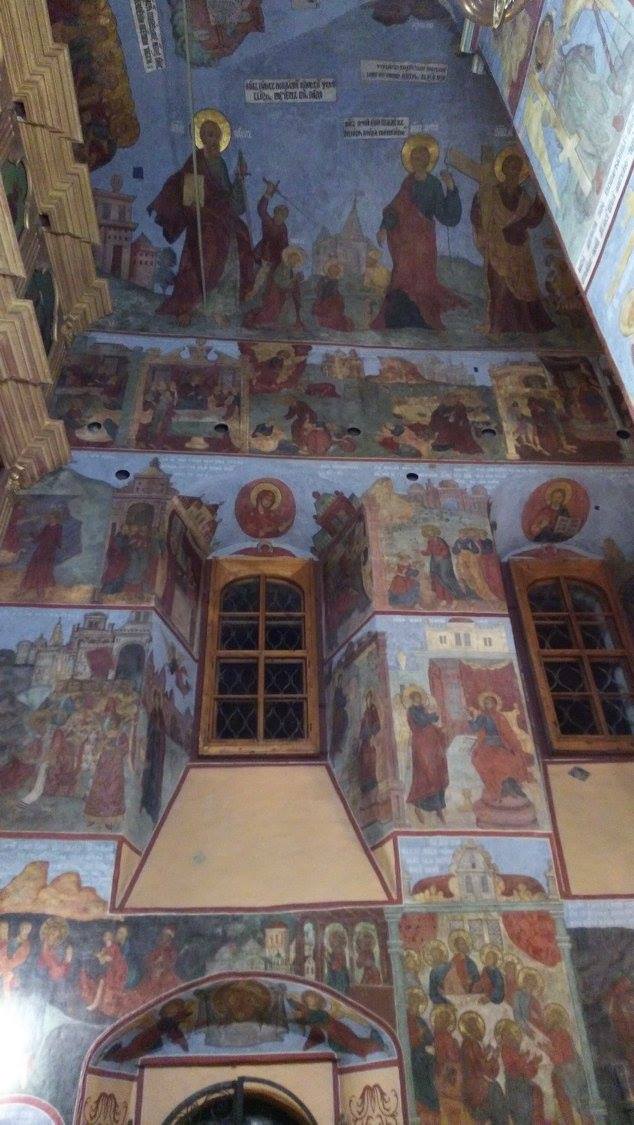 Росписи галерей церкви Иоанна Богослова