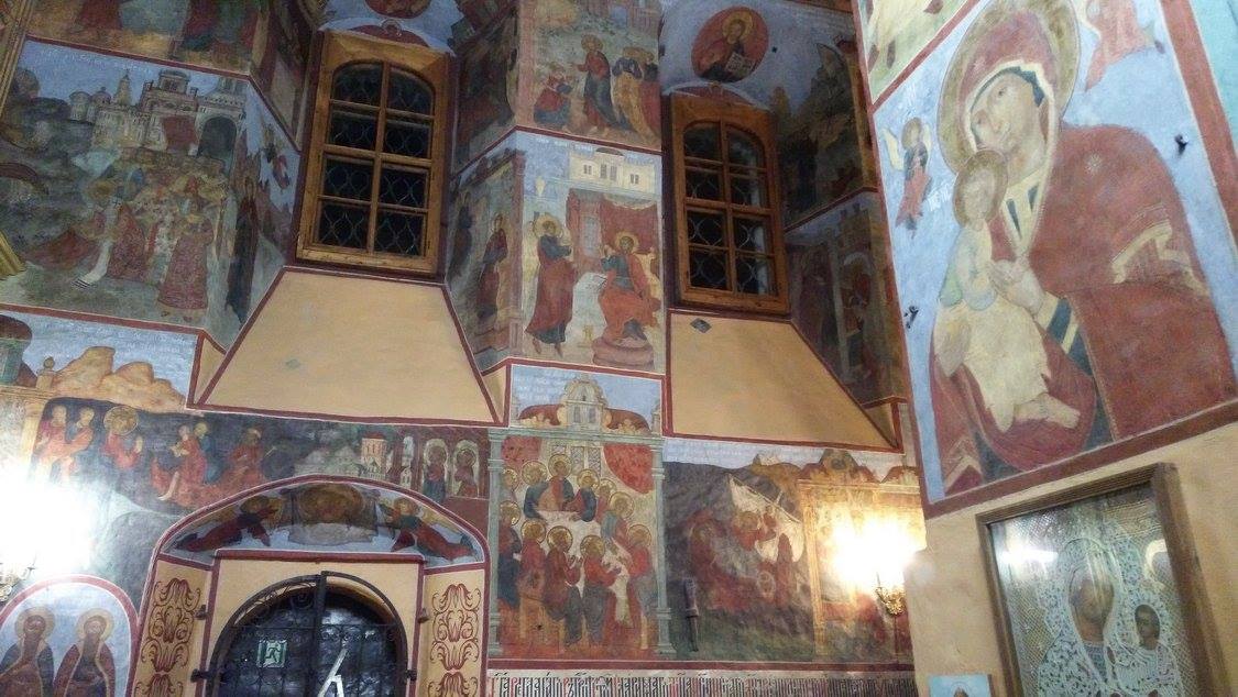 Росписи галерей церкви Иоанна Богослова