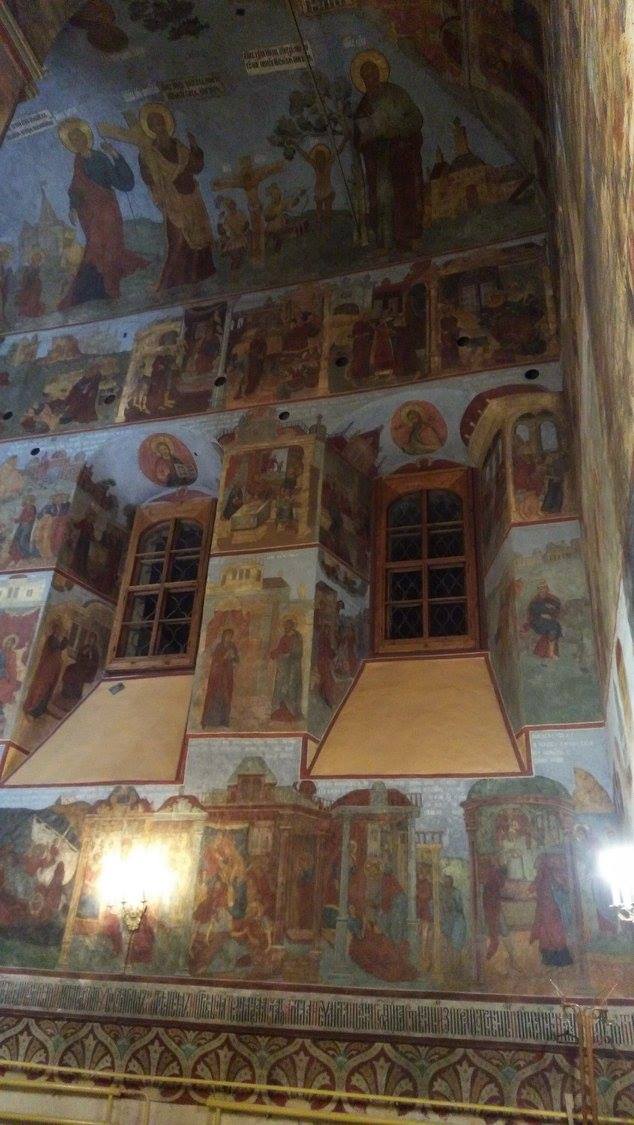 Росписи галерей церкви Иоанна Богослова
