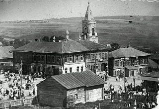 Молвитино. Центральная площадь. Фото. 1930 гг.