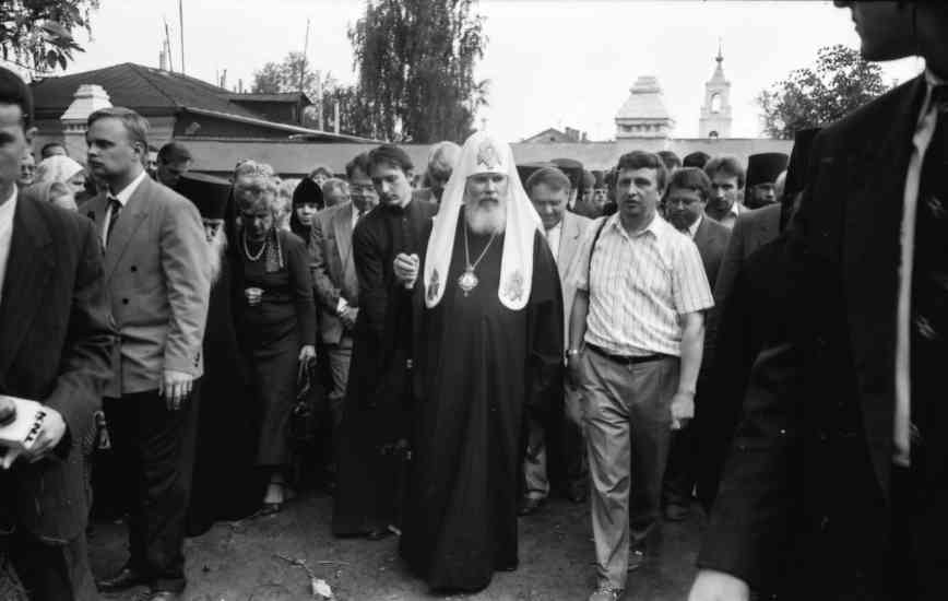 Visit of Patriarch Alexy II to Nerekhta. July 22, 1994. Photo by Igor Sapov