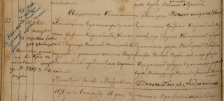 Record of the birth of Leonid Kazarinov on October 28, 1871