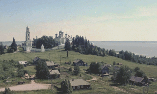  Село Ножкино на Чухломском озере