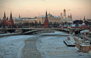  Москва река зимой