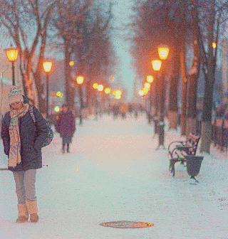 Russian winter in Kostroma 2013.