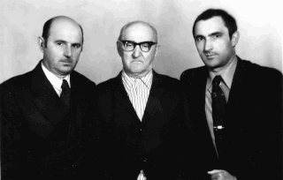 Leonid Piskunov with his father and brother