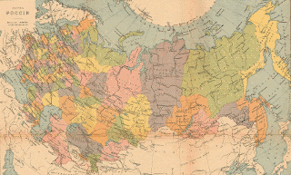 Карта деления Российской империи