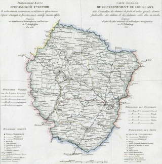  Yaroslavl old map