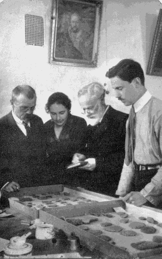 Meeting of paleoethnologists in Kostroma. 1927