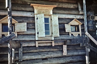  Музей народной архитектуры и быта. Russian ancient wooden hut
