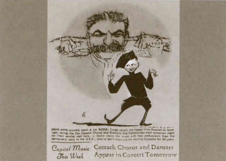 Caricature from American newspapers