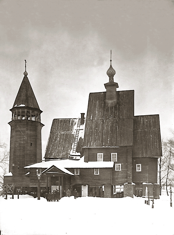 Рисунок 27 Преображенская церковь, с. Спас (Спас-Вёжи). Фото 1903 г.